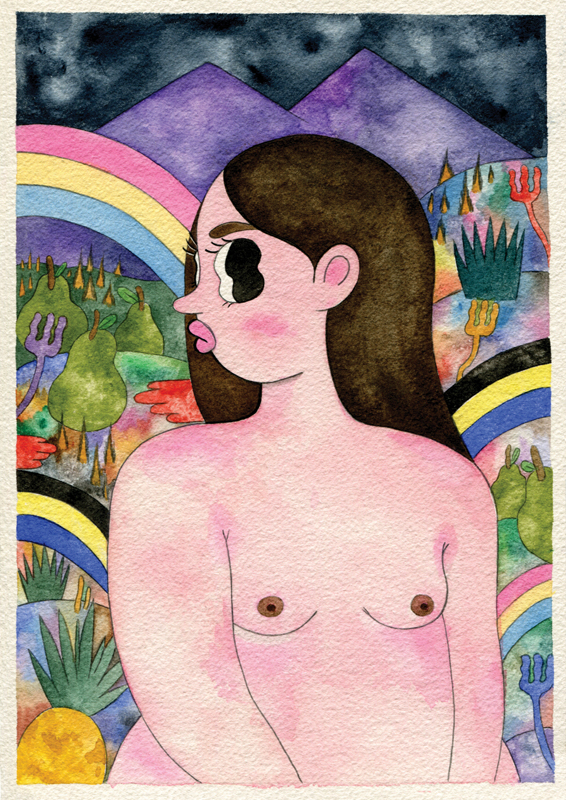 Pippy nude painting